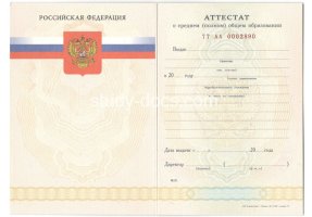 Аттестат за 11 класс 2007-2009 в Братске