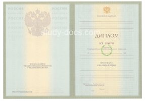 Диплом специалиста 2004-2009 в Братске