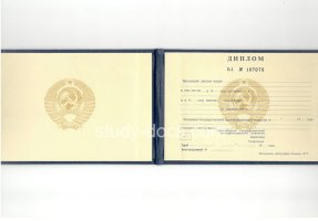 Диплом техникума ссср старого образца в Братске