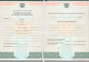 Свидетельство о повышении квалификации в Братске